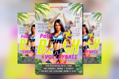 Beach Volleyball Flyer Tournament, Beach Digital Flyer Product Image 5