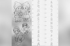 100 Procreate Winter Kids Stamp Brushes Product Image 6