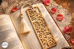 Floral Bookmarks Laser Cut Bundle | Glowforge | SVG Product Image 5