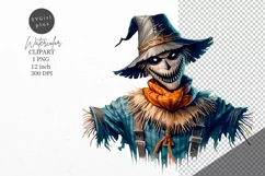 Halloween clipart, Scarecrow clipart, Autumn clipart Product Image 1