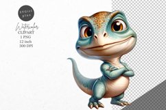Dinosaur clipart, Dino clipart, Kids sublimation Product Image 1