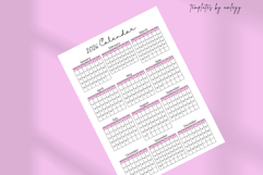 2026 Calendar Planner Template Editable Canva Planner Product Image 5