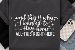 And This Is Why I Wanted To Stay Home Svg, Introvert Svg. Product Image 6