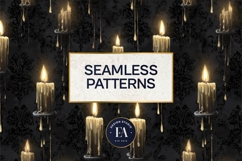 Gothic Digital Papers &amp; Cliparts Mega Bundle |Mystic vintage Product Image 5