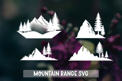25 Majestic Mountains SVG - Nature Landscape Cut File Product Image 4