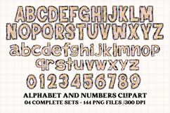 Easter Day Alphabet png clipart, easter day letters doodle Product Image 5