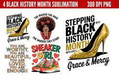 Black History Month Sublimation Bundle PNG Product Image 5