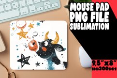 Whimsical Farm Cow Sublimation Mouse Pads Product Image 1