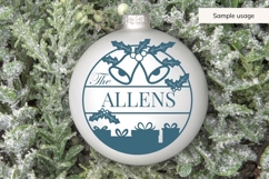 Christmas Family Name SVG - Candy Cane Product Image 5