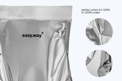 Foil Food Bag PSD Mockup - Front View Product Image 4