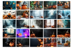 Halloween Backgrounds Bundle, Halloween Mockup Bundle Product Image 5
