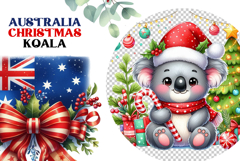 Australia Christmas Koala Watercolor Product Image 6