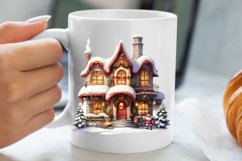 Beautiful Christmas Watercolor Clipart, Beautiful Christmas Product Image 5