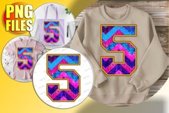 5 Doodle Letter Style Clipart Bright Winter Celebration! Product Image 1