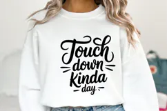 Touch down kinda day Svg | Game Day Svg | Shirt Svg Product Image 5