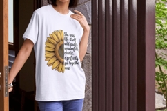 Sunflower Sublimation Design Bundle - 6 PNG Product Image 5