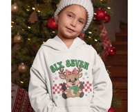 Christmas Six Seven Reindeer SVG PNG Funny Reindeer Boy Girl Product Image 2