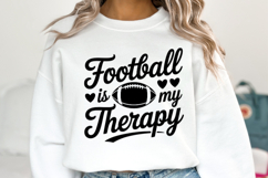 Football is my therapy Svg | Game Day Svg | Shirt Svg Product Image 5
