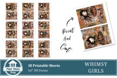 Whimsy girls junk journal pages Product Image 5