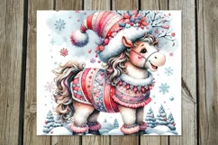Christmas Horse | 4 funny Skinny tumbler sublimation designs Product Image 5