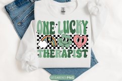 One Lucky Therapist PNG | Counselor St Patrick&#039;s Day PNG Product Image 1