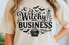 Witchy Business Svg, Halloween Witch Svg, Witchy Vibes Svg. Product Image 6