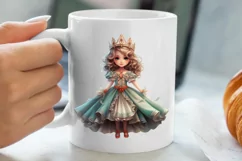Christmas Little Girl Clipart Sublimation, Christmas PNG Product Image 5