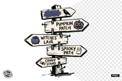 Halloween Signage PNG Clipart Product Image 1