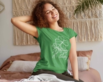 Preppy Shamrock St Patricks Day Coquette Bow SVG PNG Design Product Image 3