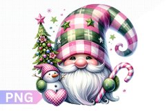 Christmas Gnome Sublimation, Clipart PNG Design Product Image 1