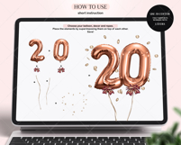 530 Foil Numbers Balloons Clipart Product Image 5