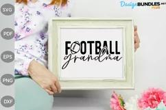 Football Grandma Svg Cut Files / Grandma Tshirt Design Product Image 2
