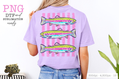 Rainbow Trout PNG | Preppy Lake Days Fish Design Product Image 3