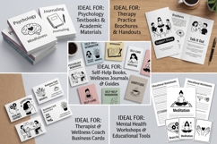 Mental Health &amp; Therapy Doodle Illustrations Product Image 5