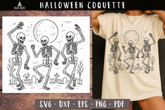 Dancing Skeleton svg Funny Halloween bundle Product Image 3