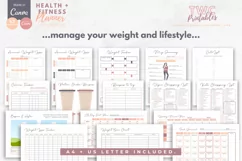 Health & Fitness Planner Canva Templates | 63 Pages | FEMME Product Image 5
