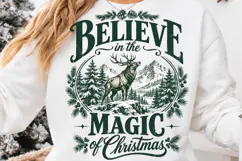 Believe In The Magic Of Christmas PNG, Merry Christmas PNG Product Image 3