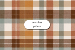 Autumn Plaid Seamless Pattern | Rustic Tartan Background Product Image 1