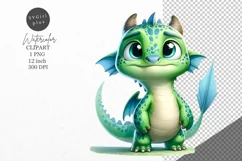 Dragon clipart, Fantasy clipart, Nursery clipart Product Image 1