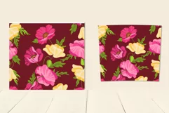 Tumbler Sublimation Design Summer Flowers Poppies PNG files Product Image 4