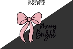 Christmas bow png design for T-shirts Product Image 2