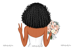 African American Bride Clipart Product Image 5