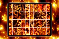 Procreate Fire Textures, Fire Brushes, Fire Texture, Flames Product Image 5