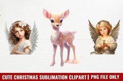 Cute Christmas Sublimation Clipart Product Image 1