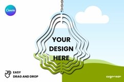 Ghost Wind Spinner Canva Mockup | Editable | Easy to use Product Image 1