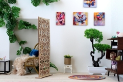 Miniature dressing screen digital download file CDR dollhous Product Image 5