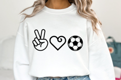 Peace Love Football Svg | Game Day Svg | Shirt Svg Product Image 5
