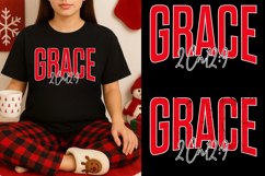 Grace Christian Christmas Svg, Bible Verse, Faith svg, Product Image 1