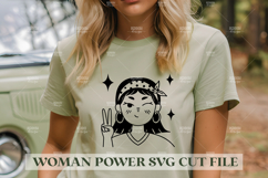 Woman Power SVG Design | Feminist SVG for Cricut&amp;Silhouette Product Image 1