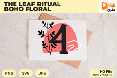 The Leaf Ritual Boho Floral Monogram Product Image 1